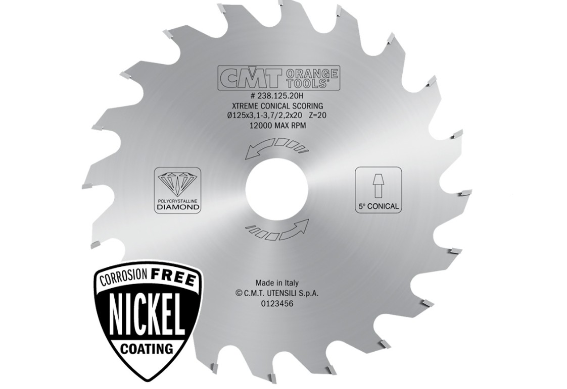 Disque à tronçonner diamanté CMT 238.180.36Q2; 180x45 mm; Z36; 8°