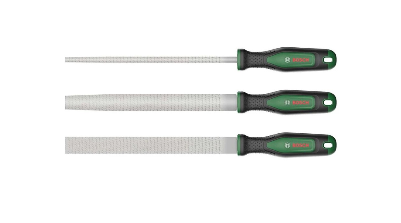 Jeu de fichiers Bosch 1600A02ZB1; 200 mm; 3 unités