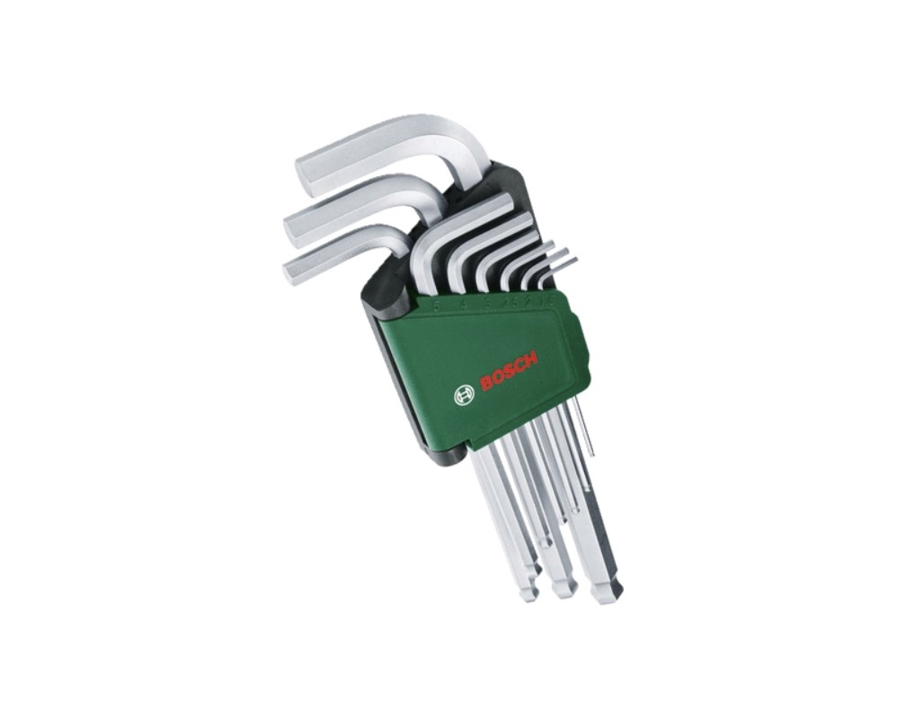 Clé hexagonale Bosch 1600A032V1; 1,5-10 mm; 9 unités
