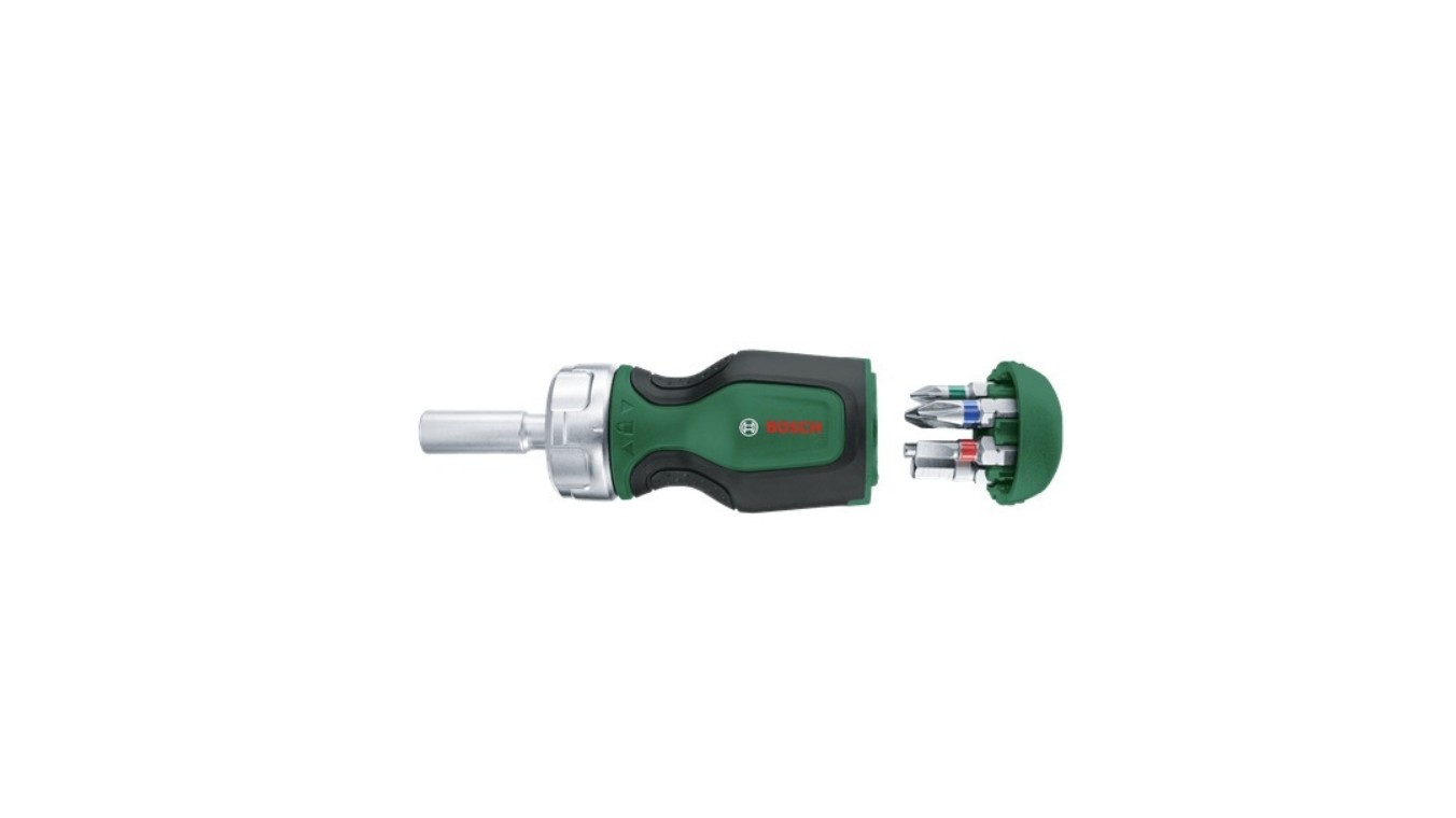 Poignée pour tournevis Bosch 1600A032UZ + tournevis Bit