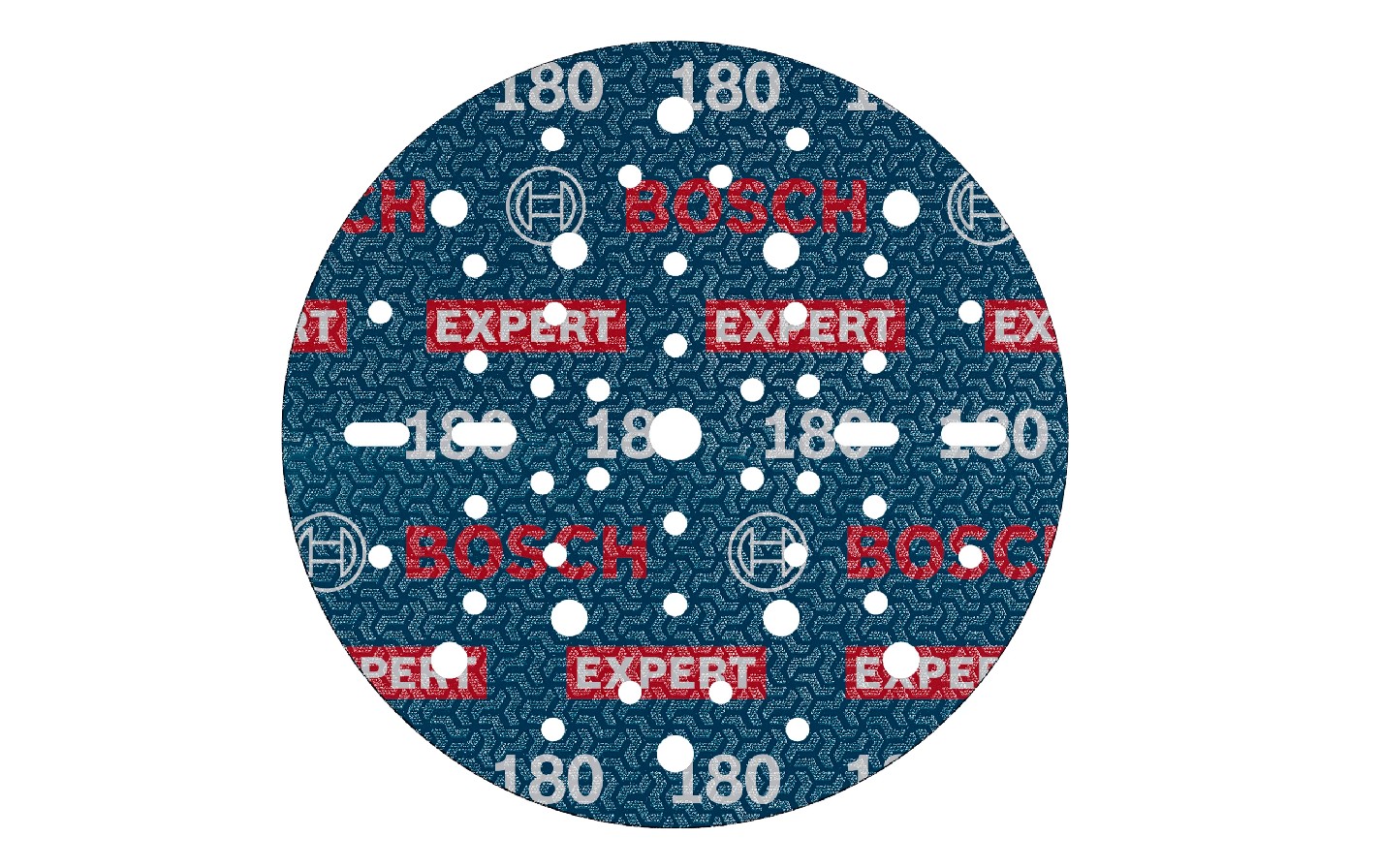 Papier abrasif pour ponceuses orbitales aléatoires Bosch 2608902444; 150 mm; P180; 6 unités