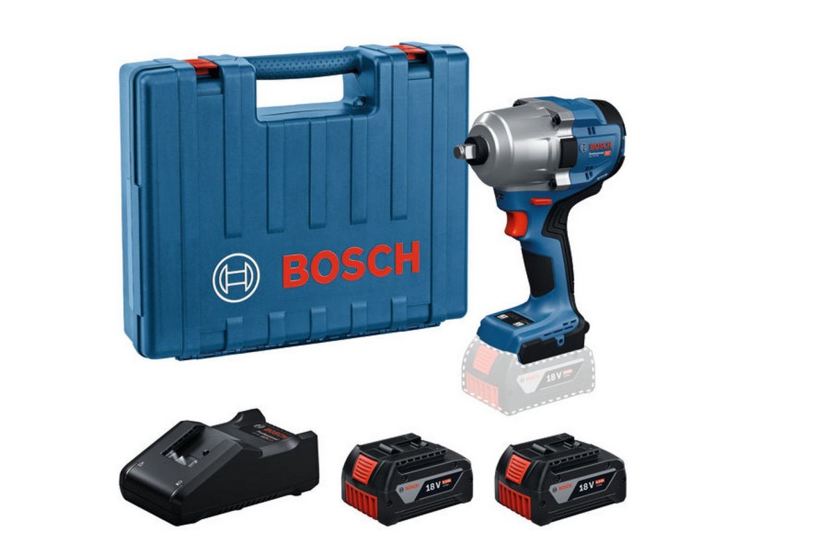 Clé à chocs Bosch GDS 18V-780; 18 V; 2x5,0 Ah accu + Chargeur