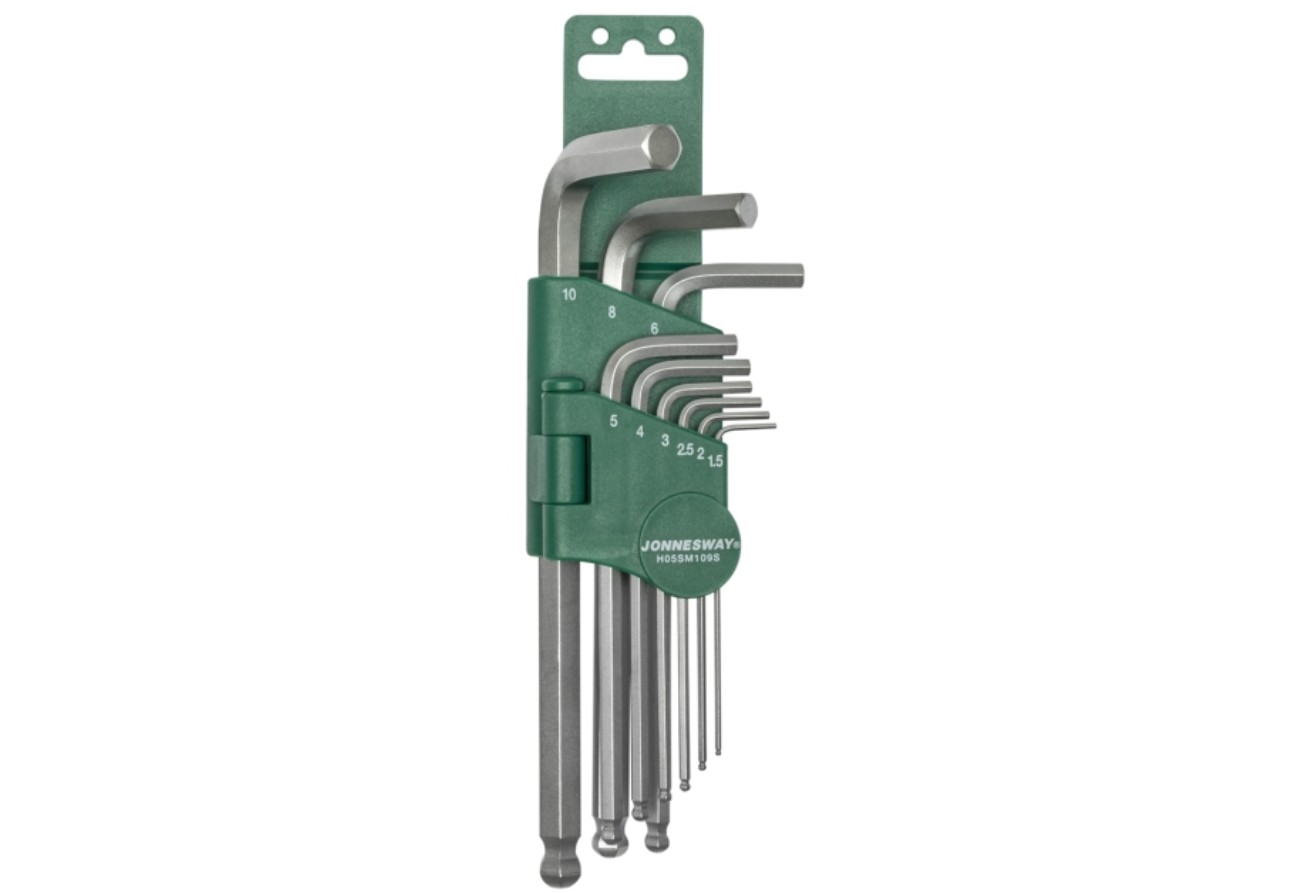 Clé hexagonale Jonnesway H05SM109S; 1,5-10 mm; 9 unités