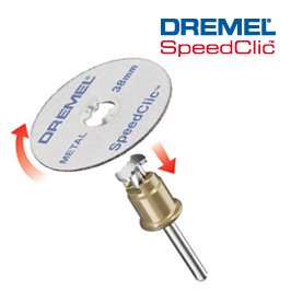 Jeu de disques à tronçonner en métal SpeedClic Dremel SC456; 5 unités