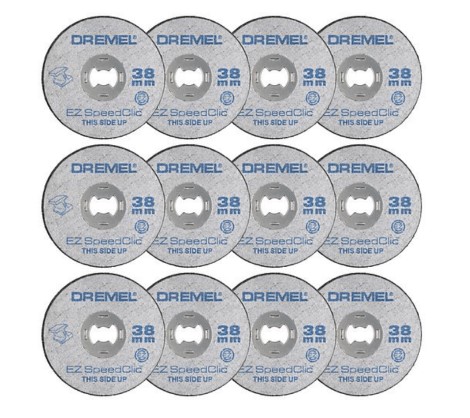 Jeu de disques à tronçonner en métal SpeedClic Dremel SC456B 2; 12 unités