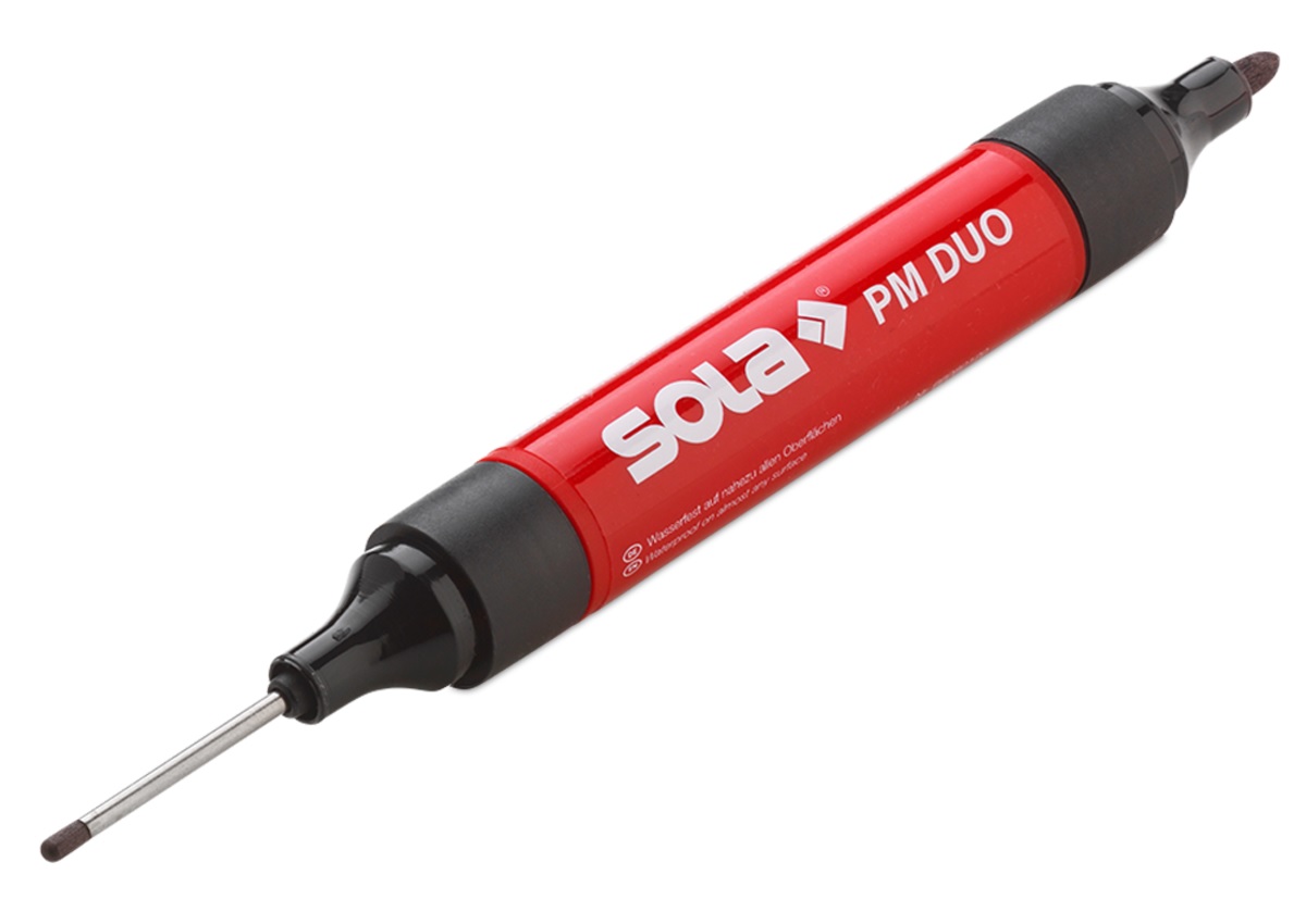 Stylo de marquage Sola PMDUO; 15 cm; noir