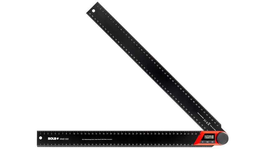 Mesureur d'angle numérique Sola WMD500; 500 mm
