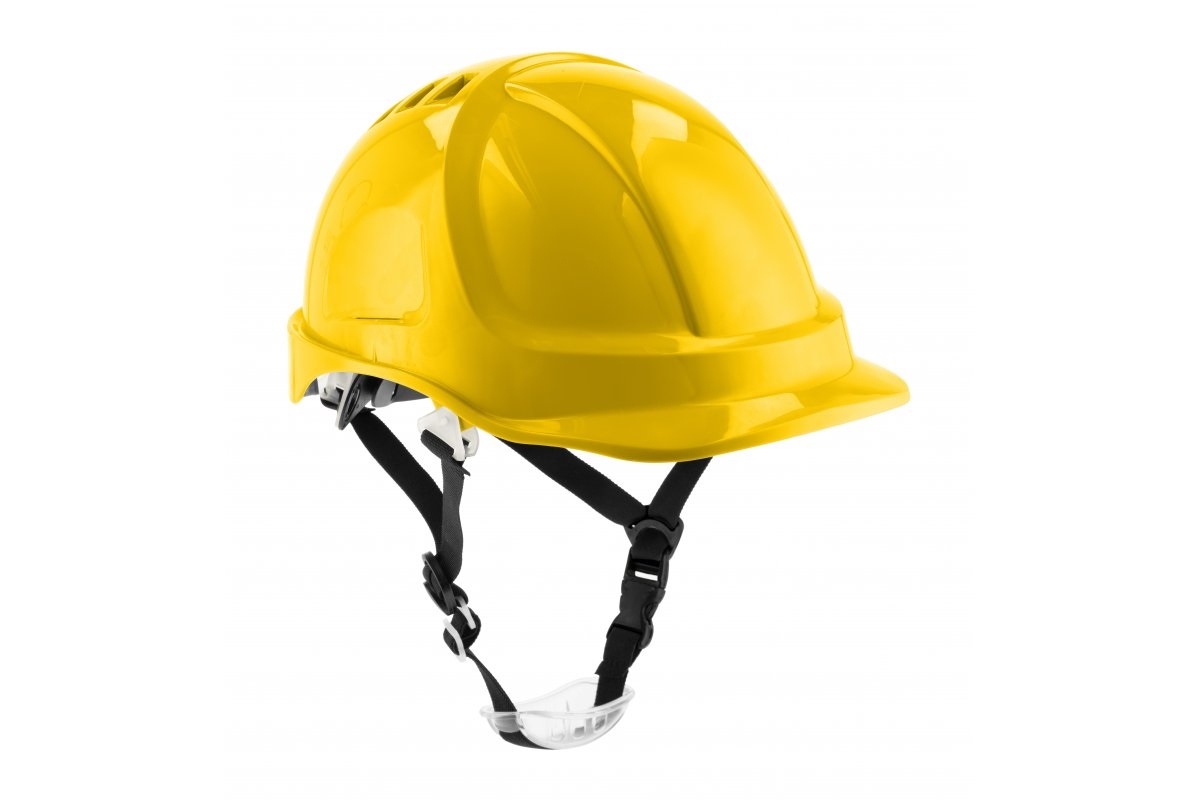 Casque de protection Hogert HT5K194;  jaune