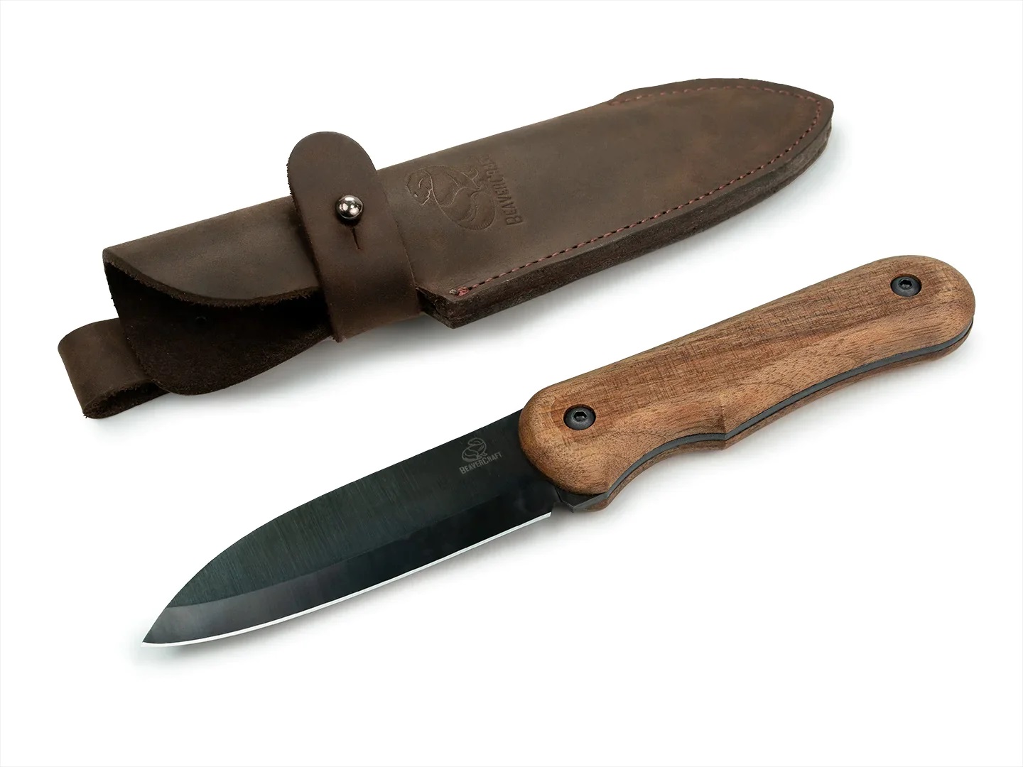 Couteau à baldaquin fixe avec étui BeaverCraft BSH5 Shadow; 210 mm