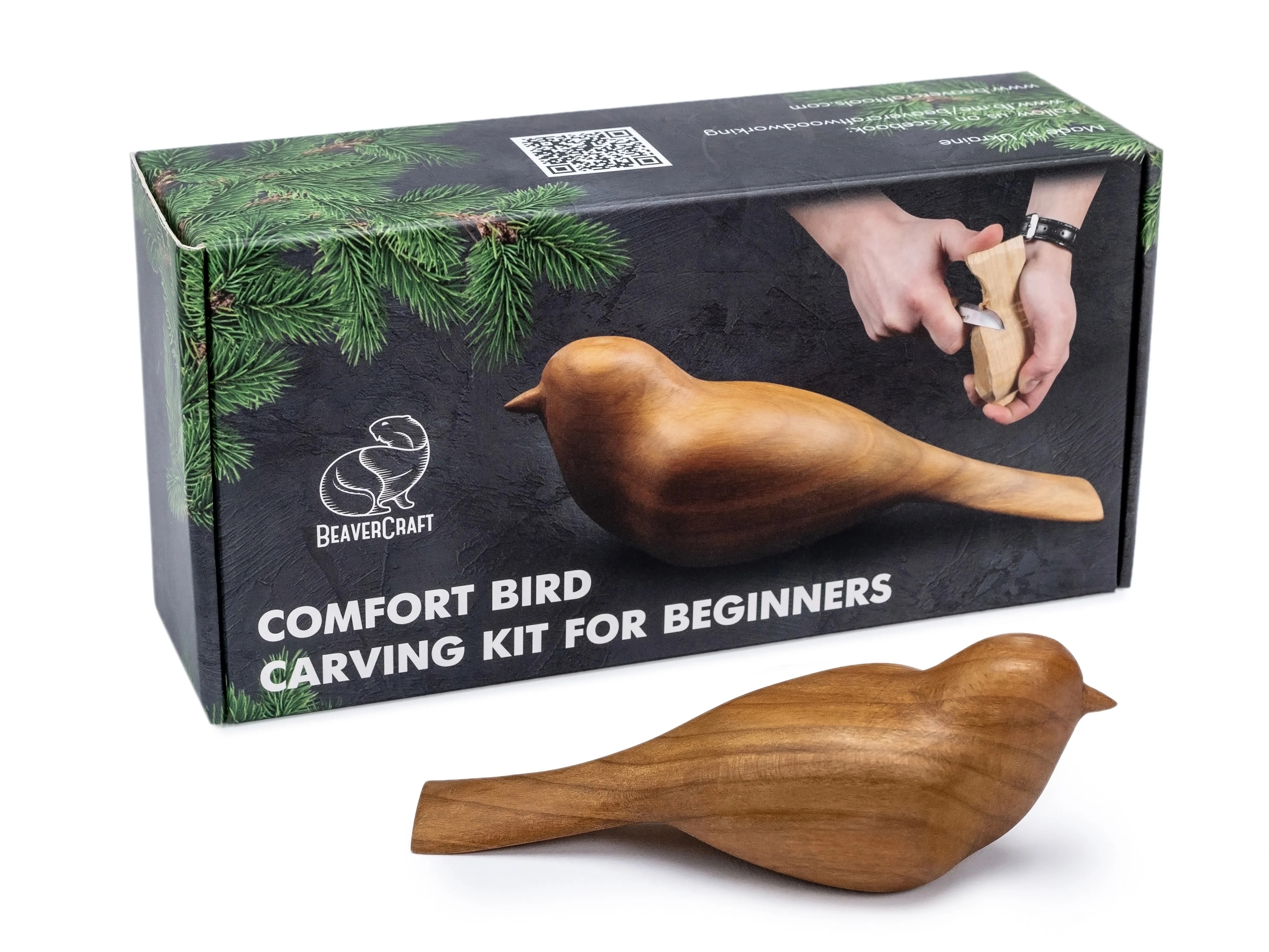 Kit de sculpture BeaverCraft DIY01; pour la sculpture de figurines pour débutants