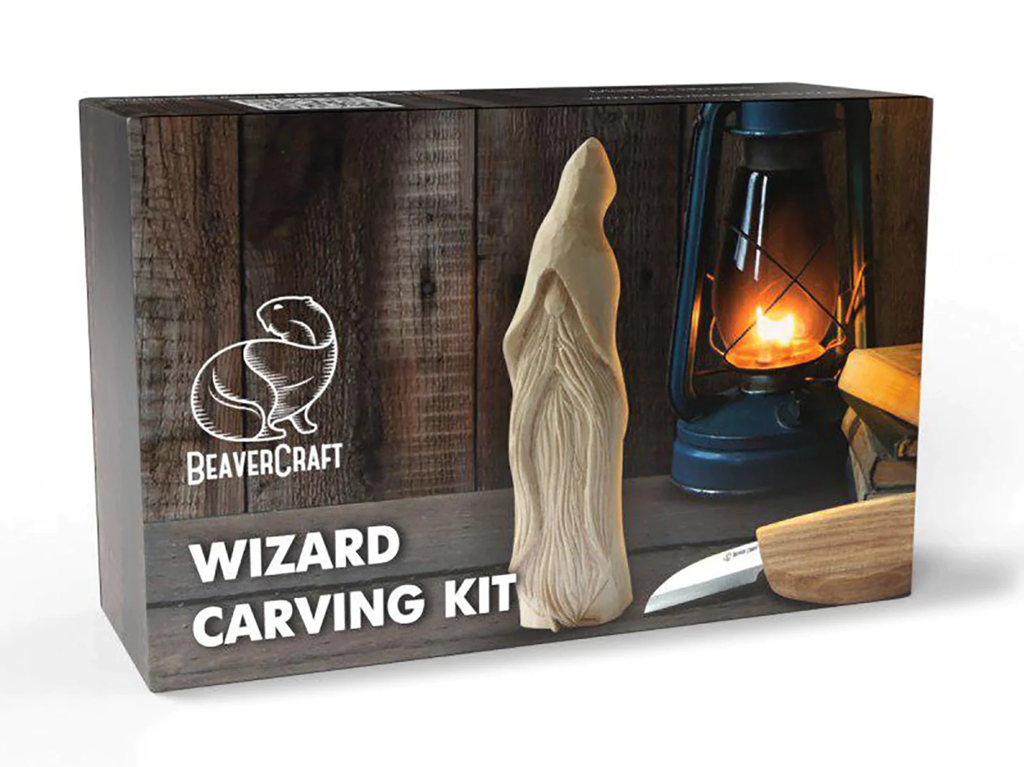 Kit de sculpture BeaverCraft DIY03; pour la sculpture de figurines pour débutants