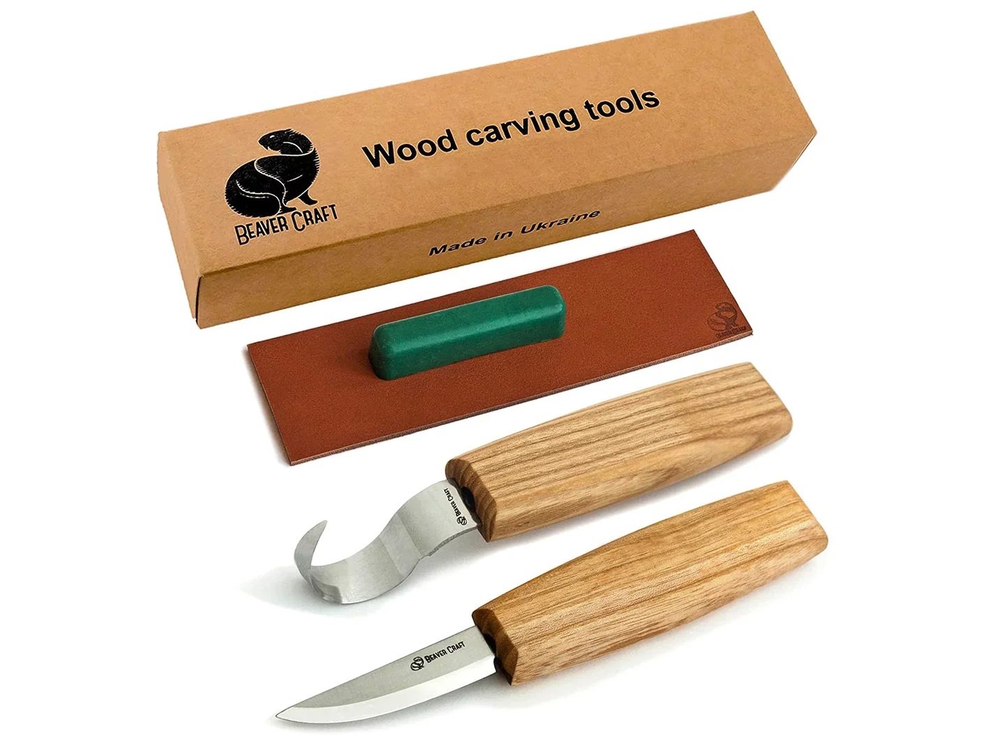 Kit de sculpture BeaverCraft S01; pour la sculpture à la cuillère et autres produits en bois