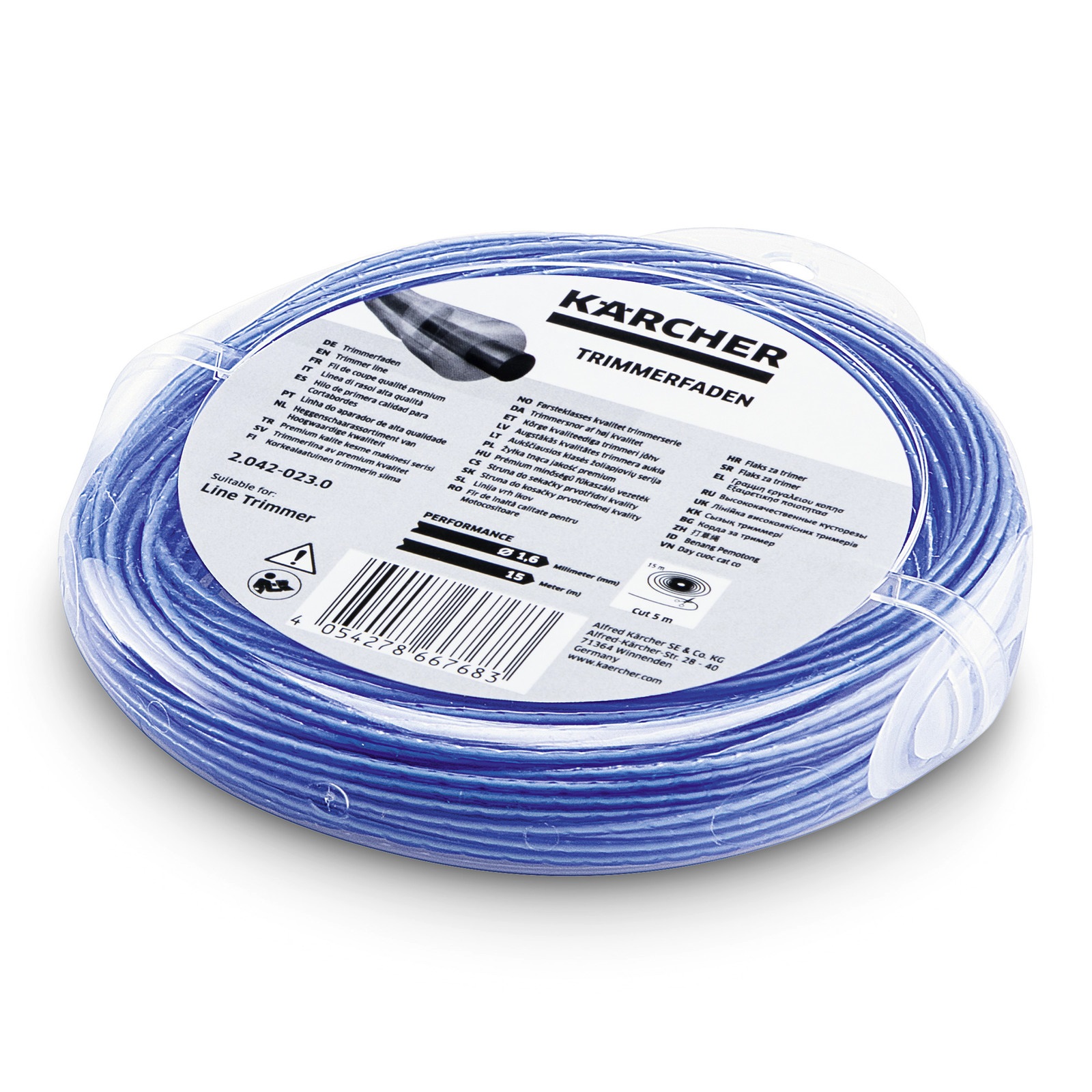Fil de coupe Karcher 2.042-023.0; 1,6 mm; 15 m