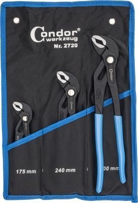 Pince à plomberie Condor Werkzeug C2720; 3 unités