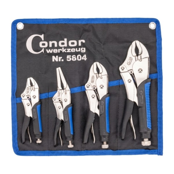 Set de pinces Condor Werkzeug C5804; 130-225 mm; 4 unités