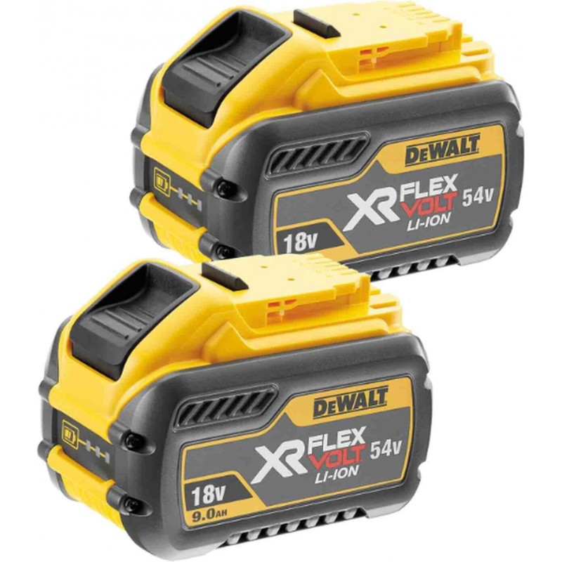 Batterie DeWalt DCB547X2-XJ; 18/54 V; 9,0 Ah; Li-ion; 2 unités