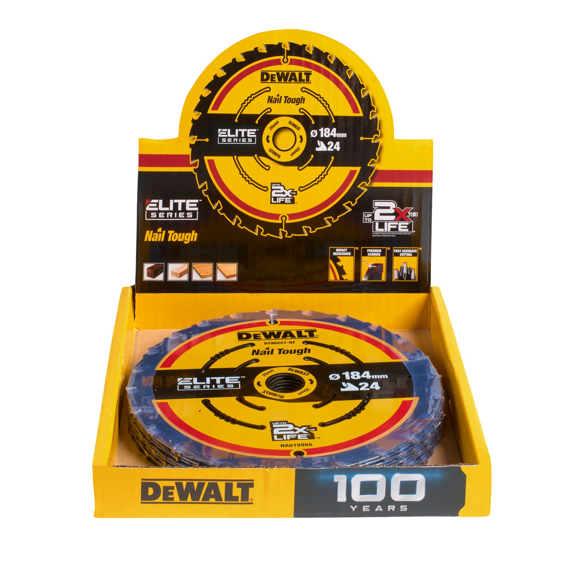 Lame de scie DeWalt DT10401-QZ; 184x20 mm; 24T