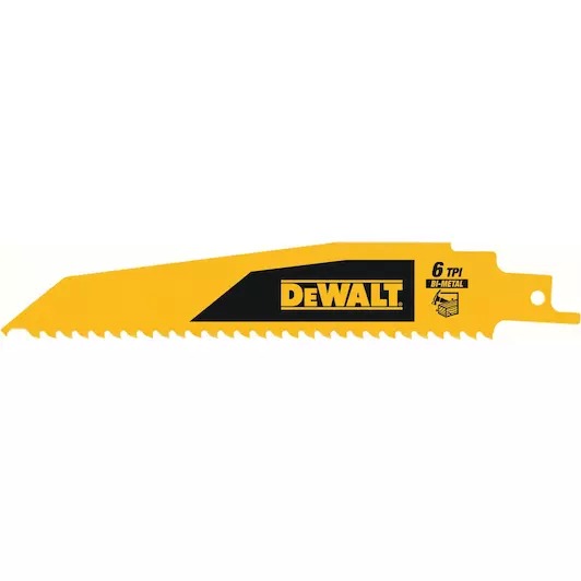 Lames scie sabre DeWalt DT90380-QZ; 152 mm; 5 unités