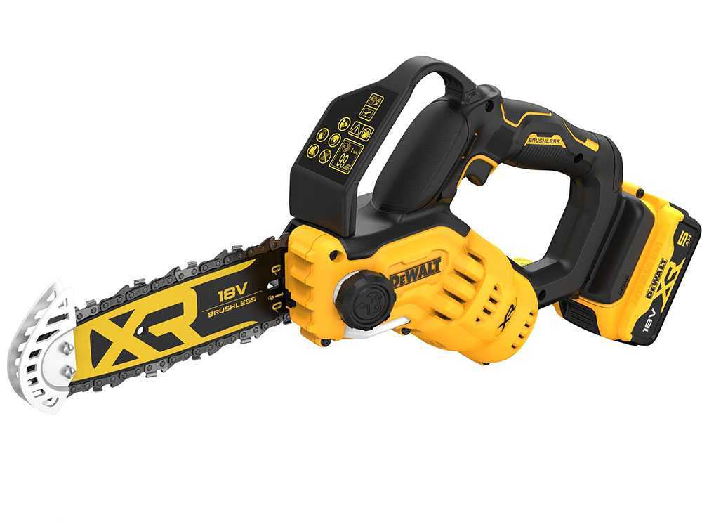 Tronçonneuse de branches DeWalt DCMPS520P1-QW; 18 V; 1x5,0 Ah accu.