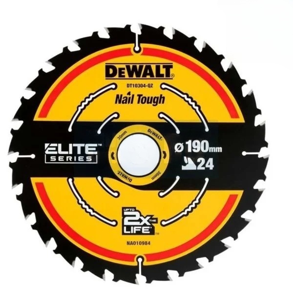 Lame de scie DeWalt DT10402-QZ; 190x30 mm; 24T
