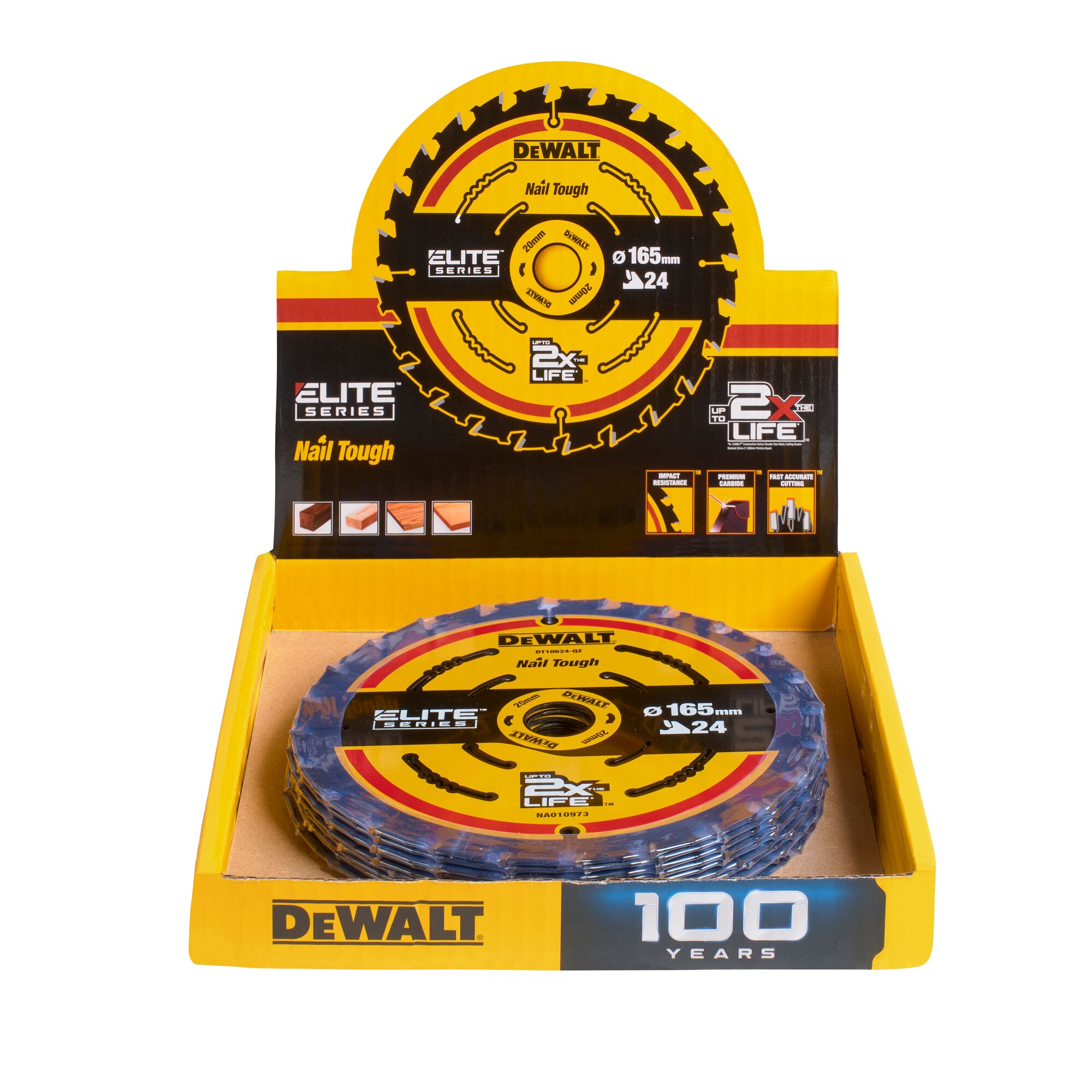 Lame de scie DeWalt DT10400-QZ; 165x20 mm; 24T