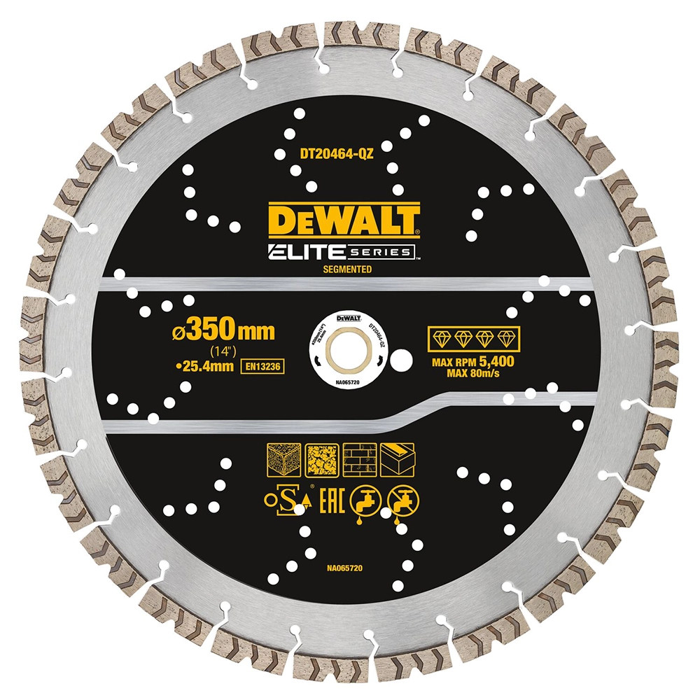 Disque à tronçonner diamanté DeWalt DT20464-QZ; 350 mm