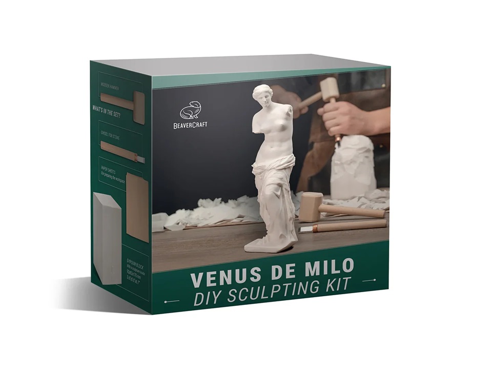 Kit de sculpture BeaverCraft Venus; pour la sculpture de figurines pour débutants