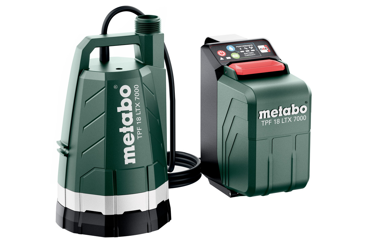 Pompe à eau Metabo TPF 18 LTX 7000; 18 V (sans batterie et chargeur)