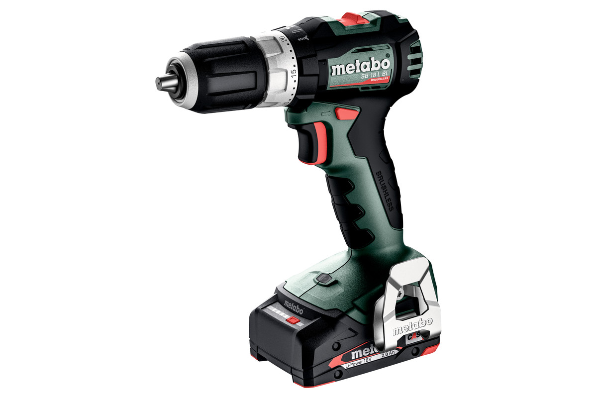 Perceuse à percussion sans fil Metabo SB 18 L BL; 18 V; 2x2,0 Ah accu.