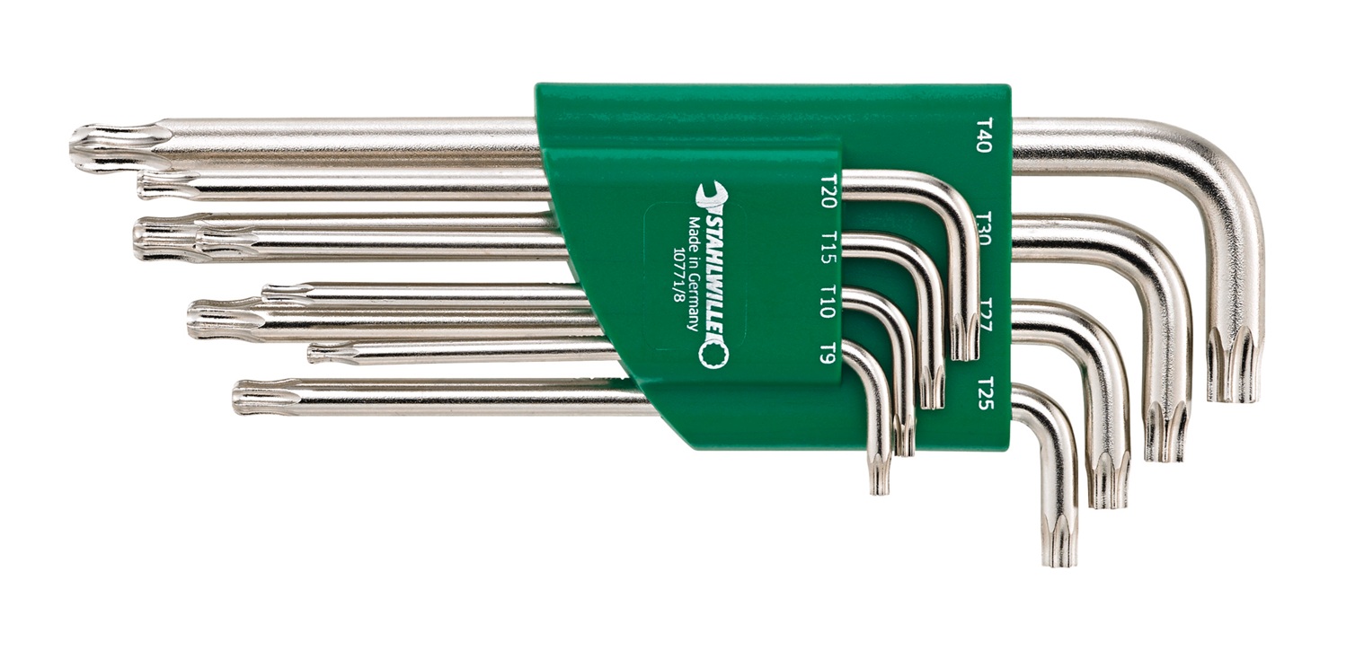 Clés avec têtes Torx Stahlwille 96432700; 8 unités