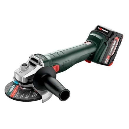 Meuleuse d'angle sans fil Metabo W 18 7-125; 18 V; 2x4,0 Ah accu.