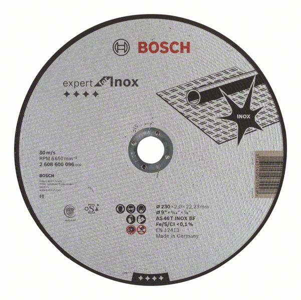 Disque abrasif Bosch AS 46 T INOX BF; 230x2 mm