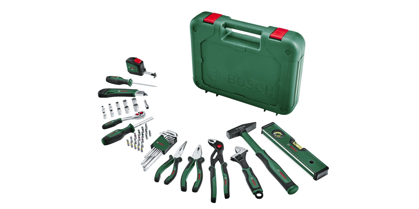 Ensemble d'outils Bosch 1600A02BY7; 52 unités