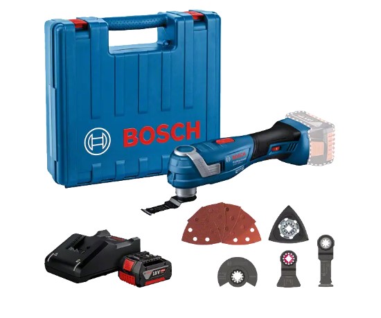 Outil Multi-fonction Bosch GOP 185-LI PROFESSIONAL; 18 V; 1x4,0 Ah accu.
