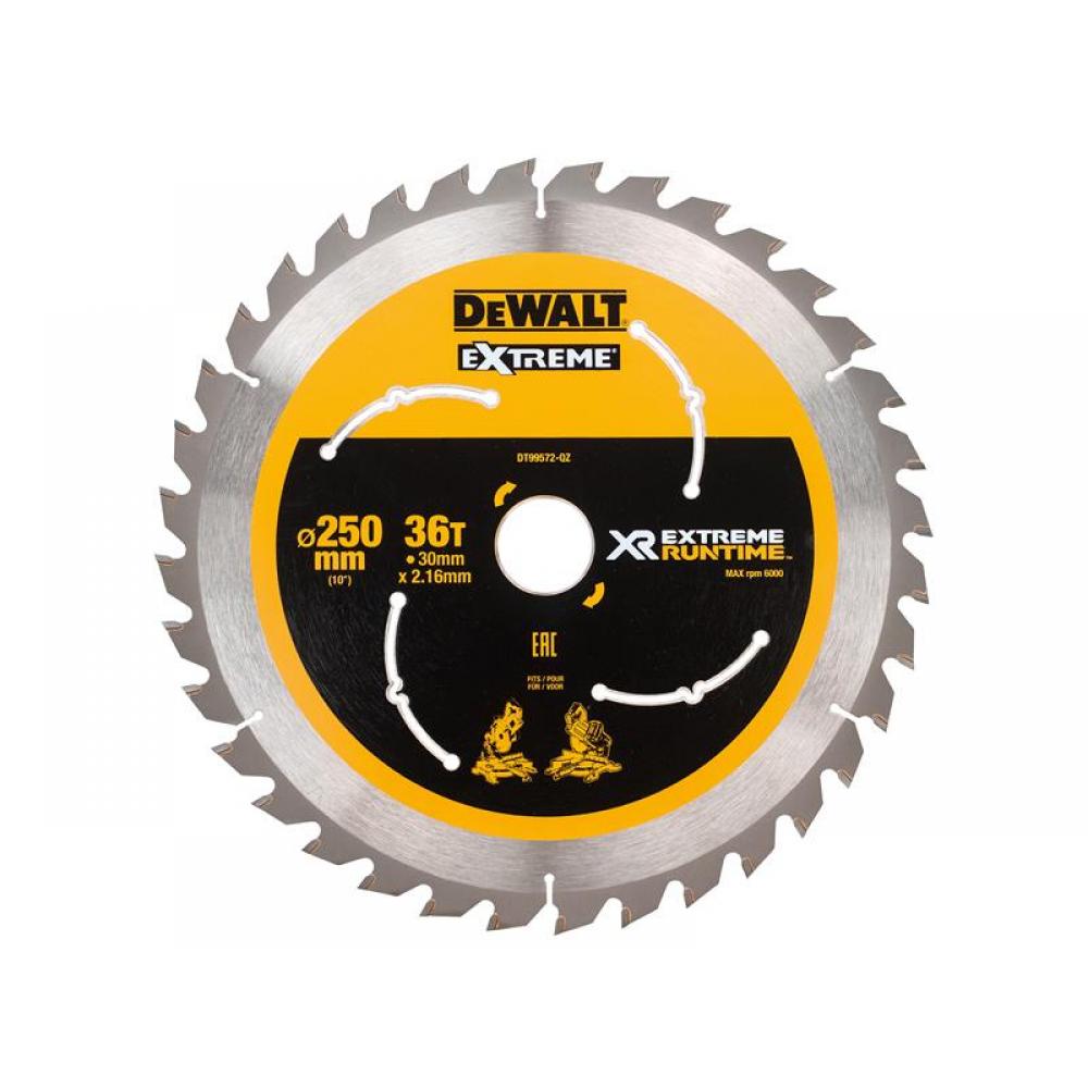 Lame de scie DeWalt DT99572-QZ; 250x30 mm; Z36