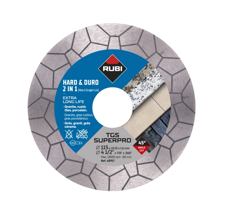 Disque à tronçonner diamanté Rubi TGS 115 SUPER PRO; 115 mm