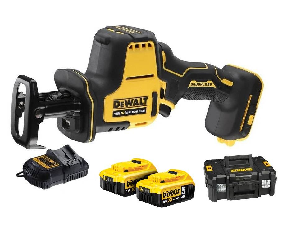 Scie sauteuse DeWalt DCS369P2-QW; 2x5,0 Ah accu.