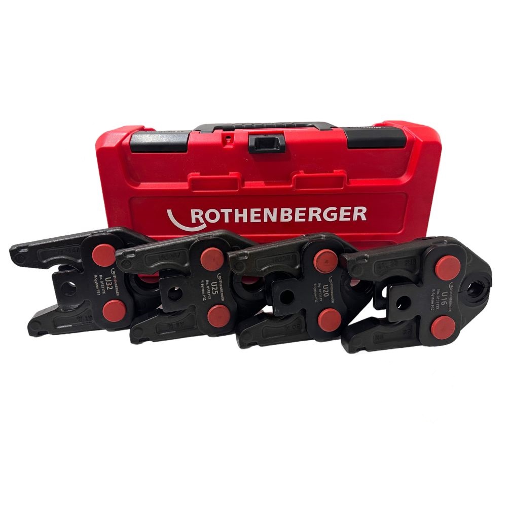 Pinces pour tubes Rothenberger 15067X; U 16,20,25,32mm; 4 unités
