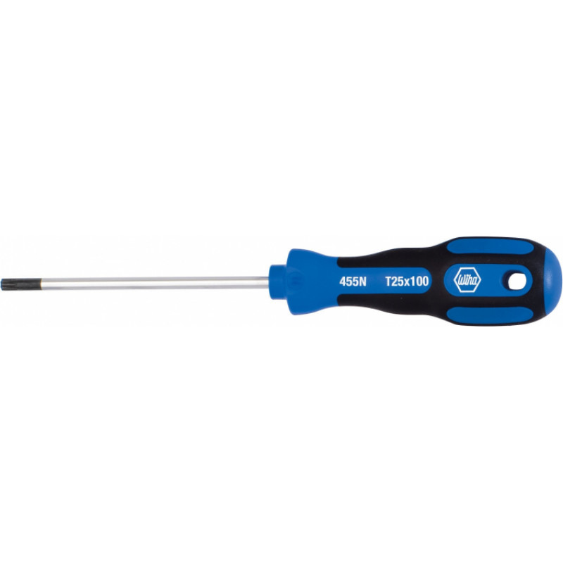 Tournevis manuel / ciseau Wiha W25459; T25; 100 mm; embout en forme d’étoile
