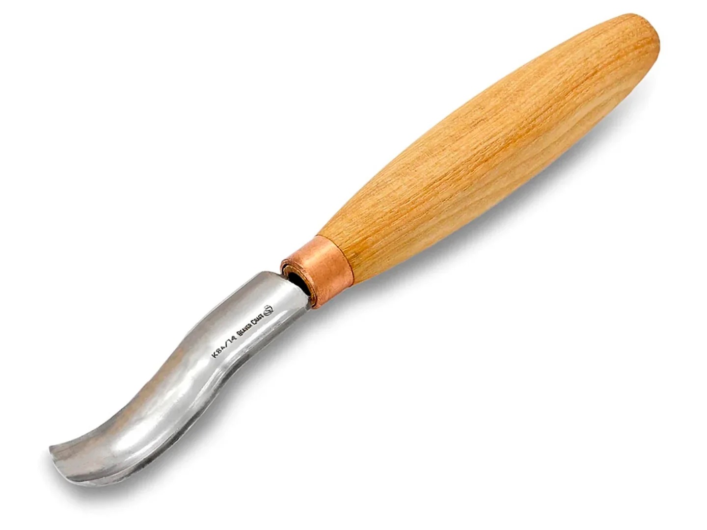 Ciseau demi-circulaire BeaverCraft K8a/14; pour la sculpture sur bois