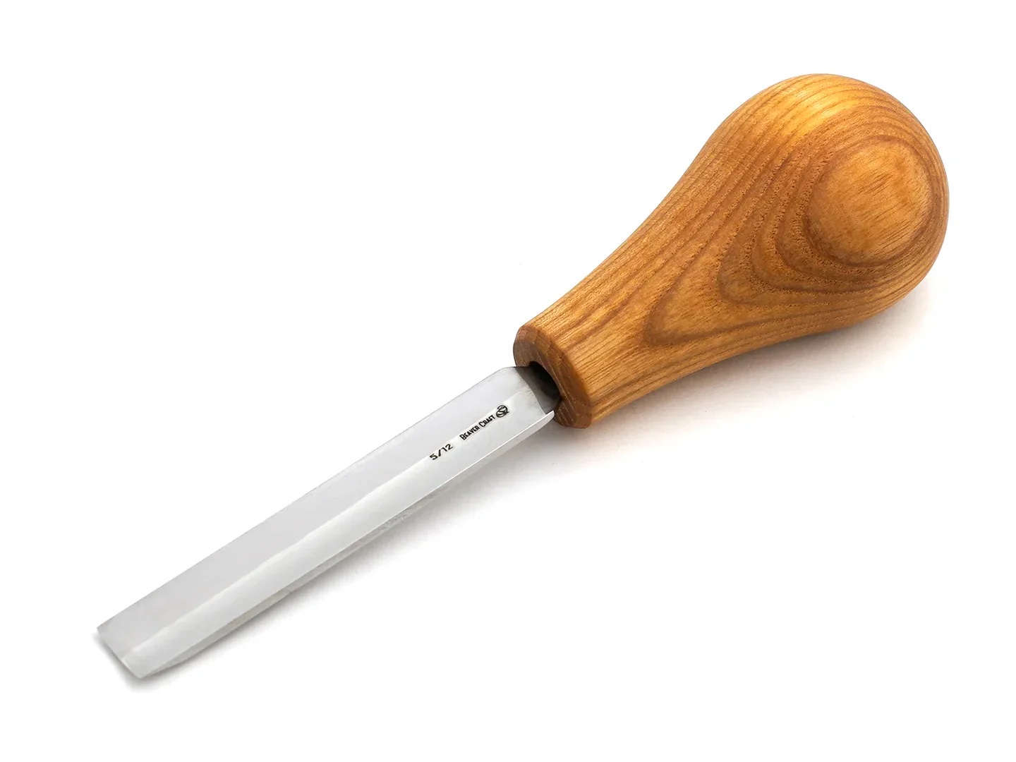Burin droit BeaverCraft P5/12; pour la sculpture sur bois