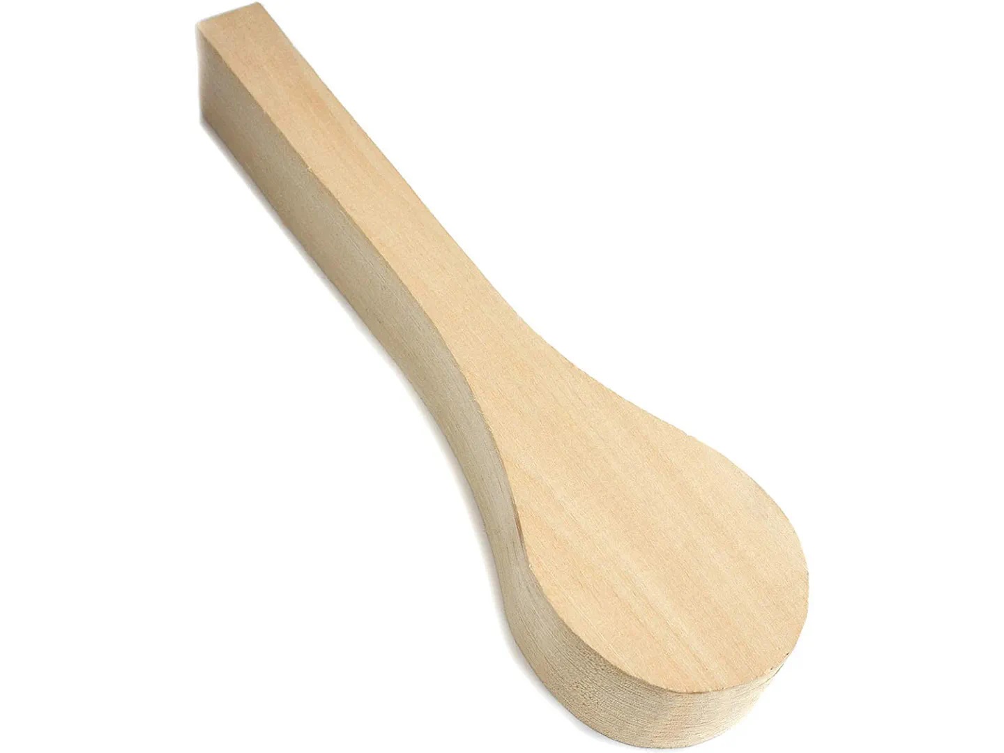 Cuillère en bois vierge BeaverCraft B1; 260x65x40 mm; à sculpter