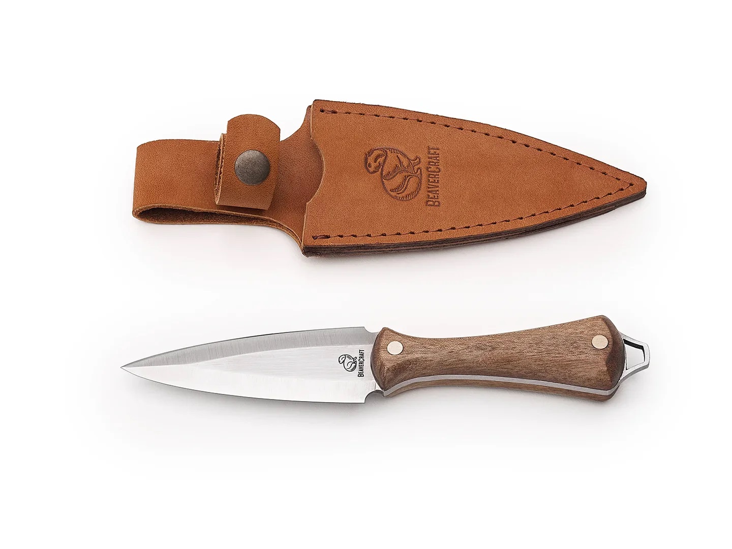 Couteau à baldaquin fixe avec étui BeaverCraft NCK1; 146 mm