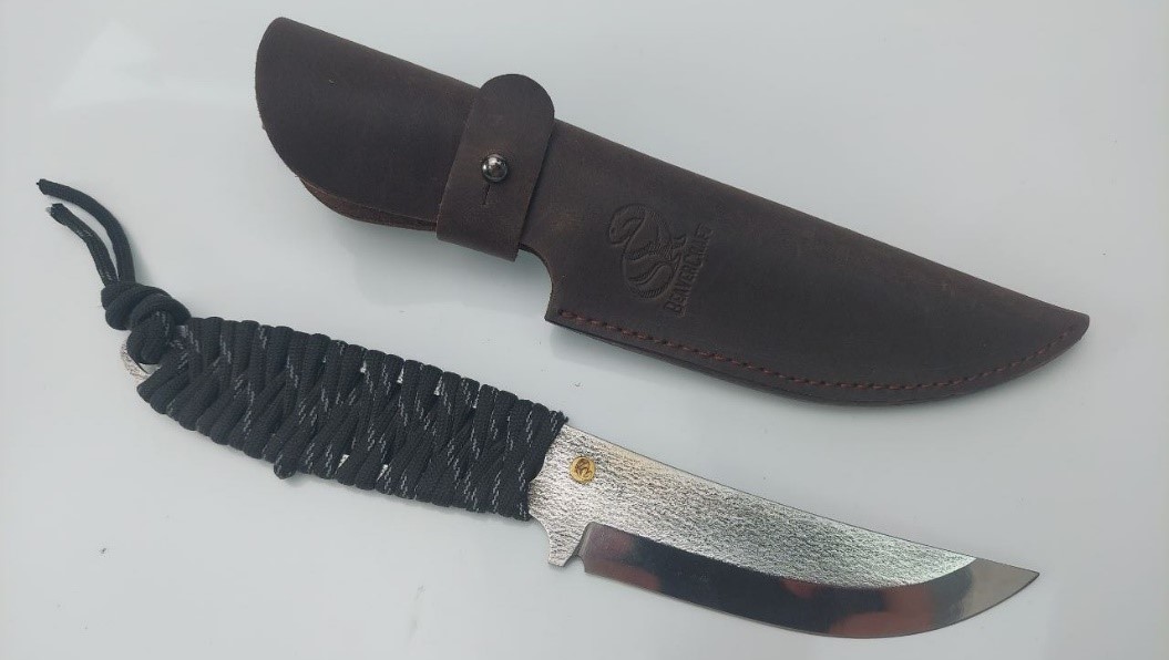 Couteau à baldaquin fixe avec étui BeaverCraft SNK1; 235 mm