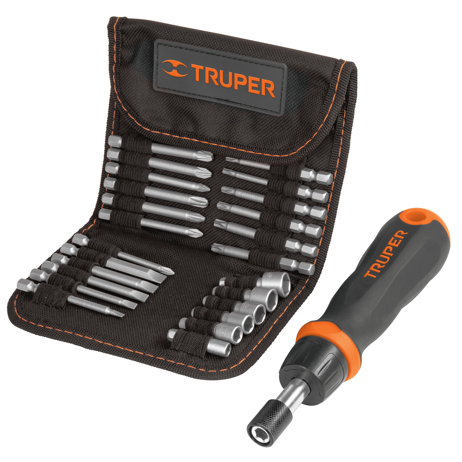 Poignée pour tournevis Truper JDM-26 + tournevis Bit