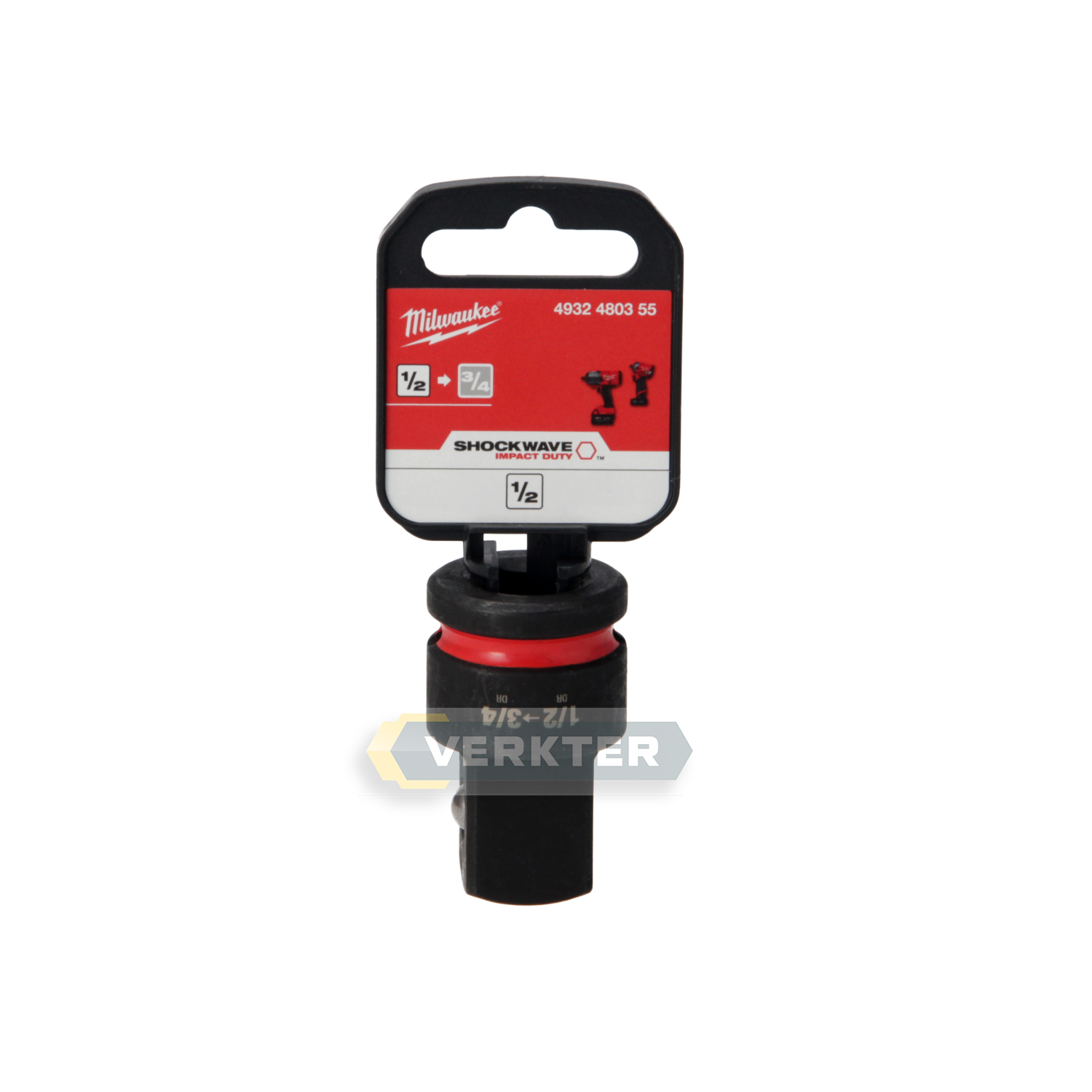 Adaptateur de 1/2 "à 3/4" Milwaukee 4932480355; 48 mm