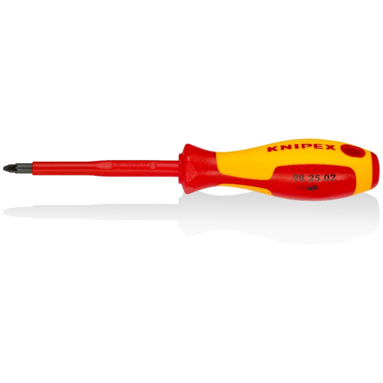 Tournevis croisé Knipex 982502; PZ2; 100 mm