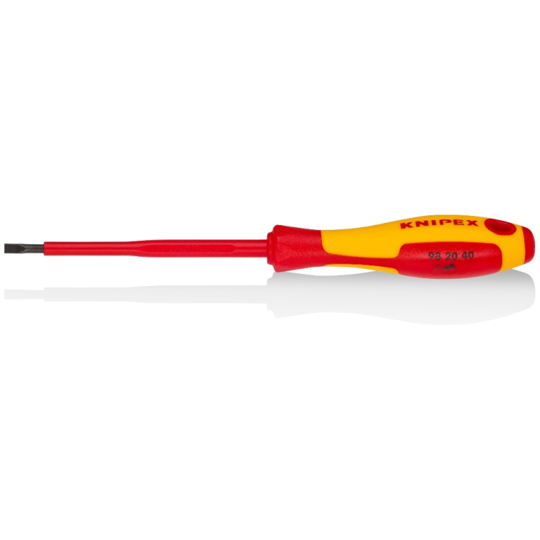 Tournevis plat Knipex 982040; SL4; 100 mm