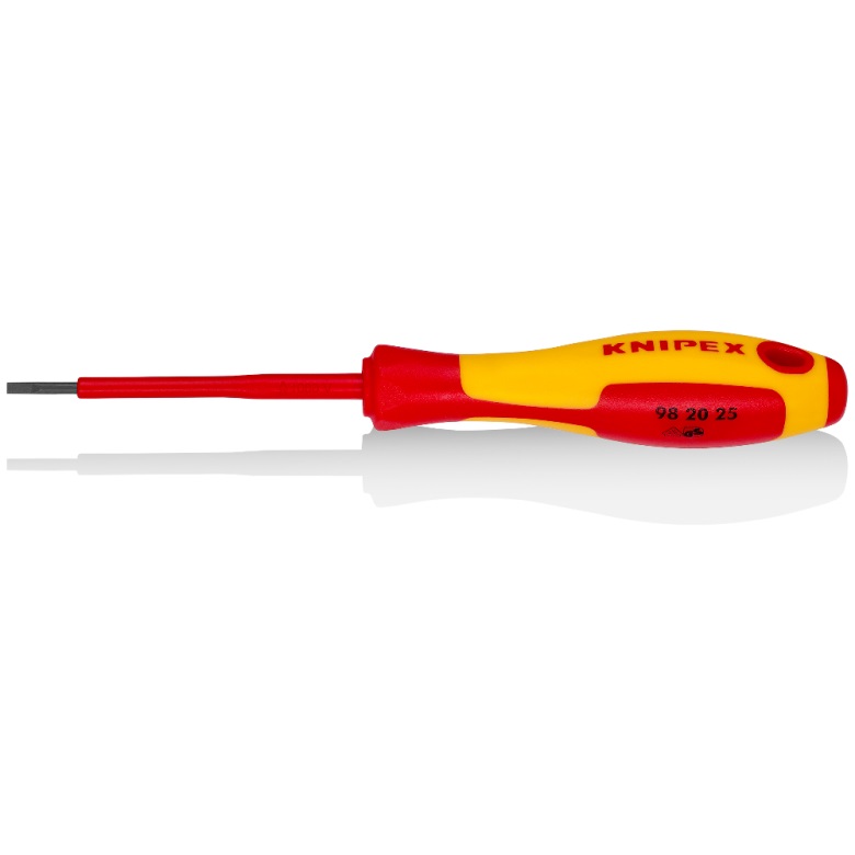 Tournevis plat Knipex 982025; SL2,5; 75 mm