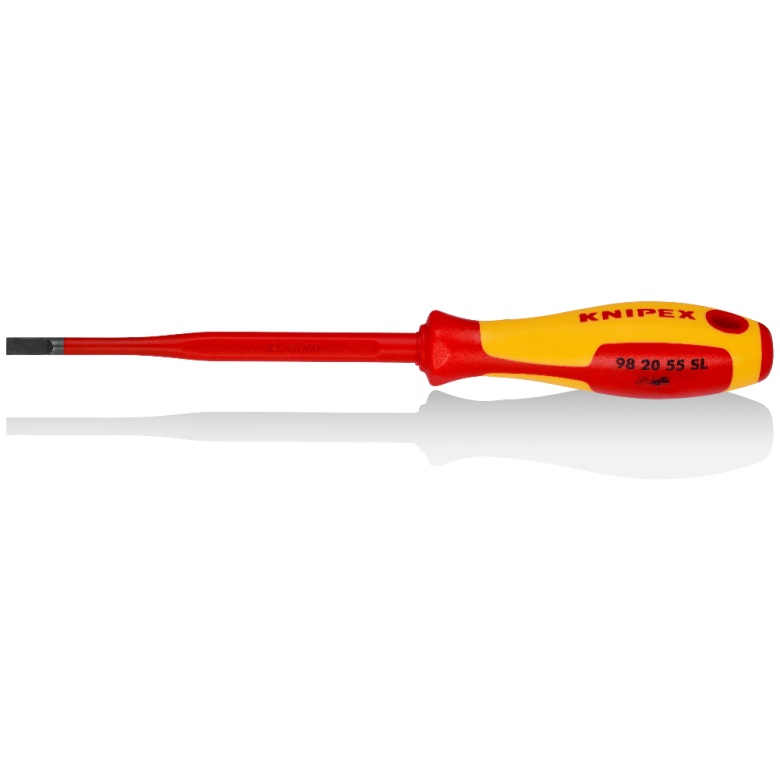 Tournevis plat Knipex 982055SL; SL5,5; 125 mm